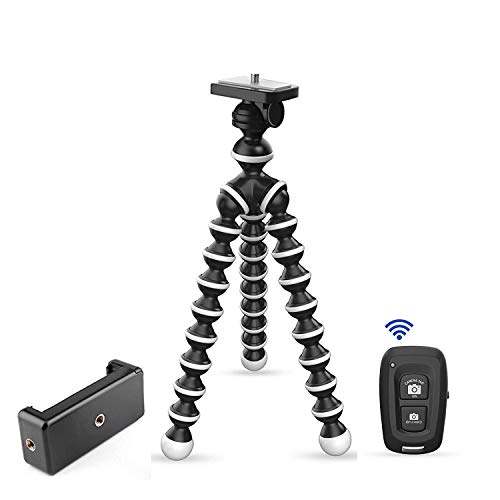 Micro data faq mobile stand DIGITEK® (DTR 260 GT) Gorilla Tripod/Mini 33 cm (13 Inch) Tripod for Mobile Phone with Phone Mount & Remote, Flexible Gorilla Stand for DSLR & Action Cameras