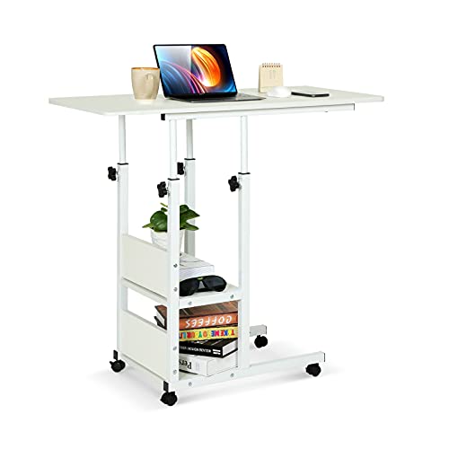 Micro data faq laptop table Laptop Desk Small Desks for Small Spaces Adjustable Table for Couch Desk, 31.5