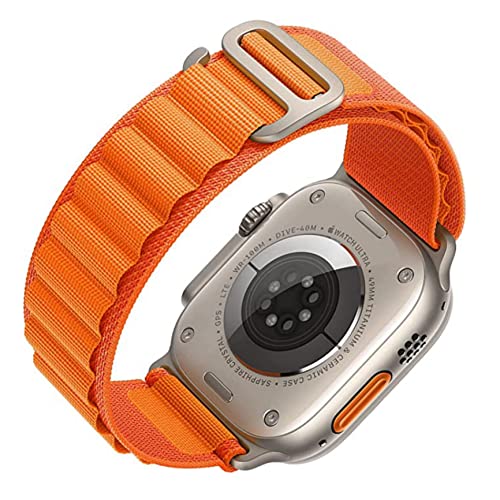 watch for men Rankmath FAQ Classic HTML Meyaar Nylon Solo Loop Compatible for Apple Watch Band Ultra 49mm 45mm 44mm 42mm, Replacement Strap for iWatch Series 8/7/6/5/4/3/2/1/SE/Ultra Women Men (Orange)