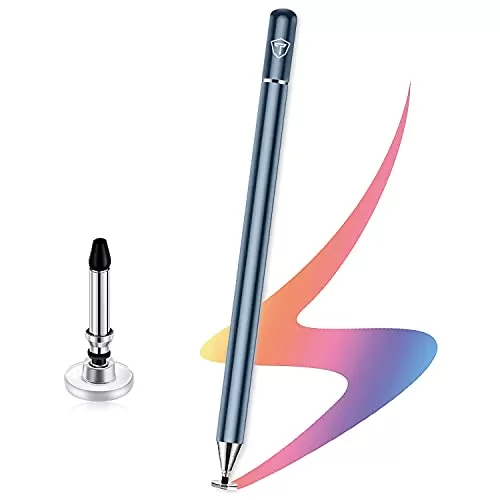 Micro data faq mobile cover Tukzer Capacitive Stylus Pen for Touch Screens Devices, Fine Point, Lightweight Metal Body with Magnetism Cover Cap for Smartphones/Tablets/iPad/iPad Pro/iPhone (Grey)