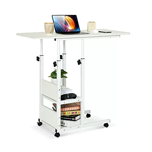 Micro data faq laptop table Laptop Desk Small Desks for Small Spaces Adjustable Table for Couch Desk, 31.5