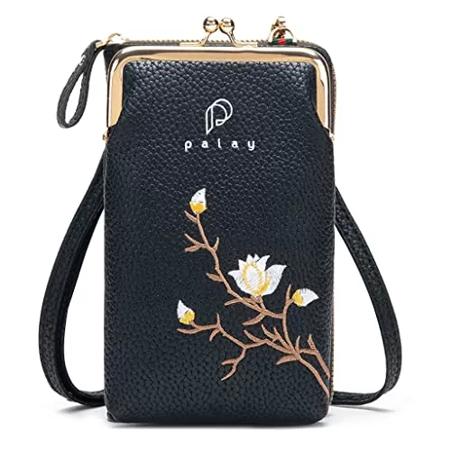 Micro data faq mobile phone PALAY® Women Crossbody Phone Bags for Mobile Cell Phone Holder Pocket Wallet PU Leather Sling Wallet for Women Girls Ladies Mini Shoulder Bags with Credit Card Slots…