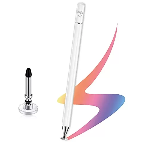 Micro data faq mobile cover Tukzer Capacitive Stylus Pen for Touch Screens Devices, Fine Point, Lightweight Metal Body with Magnetism Cover Cap for Smartphones/Tablets/iPad/iPad Pro/iPhone (White)